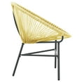 thumbnail image 3 of vidaXL Garden Acapulco Chair Poly Rattan Beige, 3 of 4