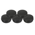 thumbnail image 3 of 5 de loción vacías negras portátiles para maquillaje, s de hojas de té y hierbas para bálsamos labiales, caramelos, , velas, 10ml Baoblaze Estuche cosmético de latas de aluminio, 3 of 7