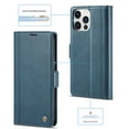 thumbnail image 5 of Allytechgroup Flip Case for iPhone 13 Mini with Credit Card Slot, RFID Blocking PU Leather Wallet Phone Case with Kickstand Shockproof Full Body Protective for iPhone 13 Mini, Blue, 5 of 6