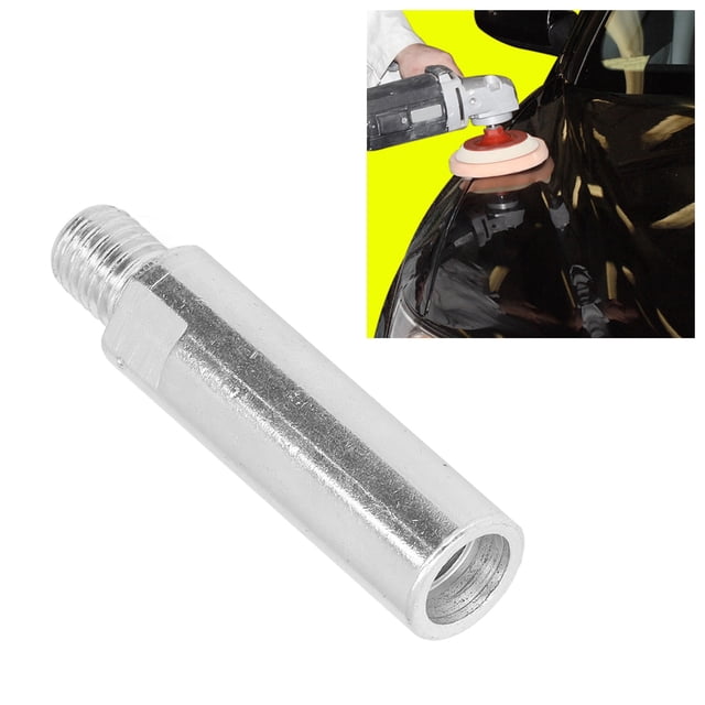 M14 Polisher Extension Shaft , Power Polishing Parts & Accessories Buffing & Polishing Pads High Hardness Buffer Backing Plate Extender For Care Polishing Tools120mm