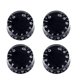 thumbnail image 1 of Betterlifefg-4 piezas Perilla de control de velocidad negra para bajo de guitarra eléctrica, 1 of 5