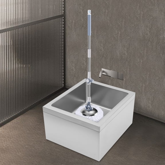 Stainless Steel Floor Mount Mop Sink,Free Standing Utility Sink Single Bowl Commercial Sink Restaurant Kitchen Sink Wash Hand Basin Sink for Washing Vegetables Fruits Pots (22x19x12in-No Baffle)