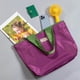 thumbnail image 3 of Bolsa de Compras de Berenjena Morada, Diseño Único, Tela Resistente, Plegable y Portátil, Ideal para Mercados y Viajes, Ecológica, 45,5 X 30,5 Cm/53 X 38,5 Cm, 3 of 7