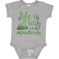 thumbnail image 3 of Inktastic Life's Better Mountains Girls Baby Bodysuit, 3 of 5