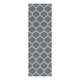 thumbnail image 4 of Unique Loom Decatur Collection Area Rug - Trellis (2' x 6' Runner Dark Gray/Ivory), 4 of 7