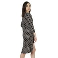 thumbnail image 3 of Inkmeso Printed Round Neck Cotton Dresses For Womens Asymmetrical Hem Short MiniDress, 3 of 7