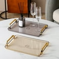 thumbnail image 2 of Grandest Birch All-match Serving Tray Exquisite Plastic Versatile Snacks Fruit Tray Kitchen Supplies Rectangular Large Capacity Ha, 2 of 8