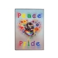 thumbnail image 2 of Peace Love Pride Newfoundland with Rainbow Sunglasses LGBT LGBTQ+ Travel Passport Wallet Newfie Dog Lover Gifts PU Leather Passport Holder Cover - 01004, 2 of 5