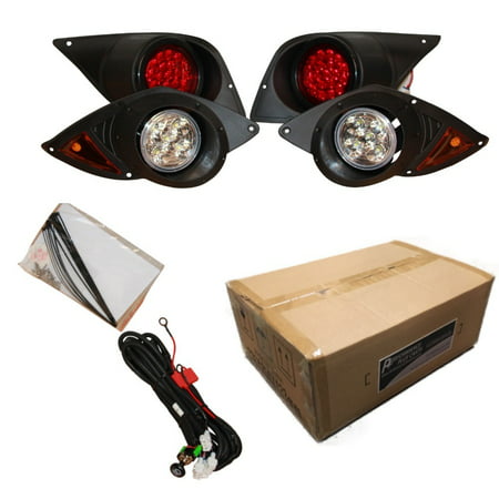 Yamaha Drive Golf Cart FULL LED Headlight and Tail Light Kit