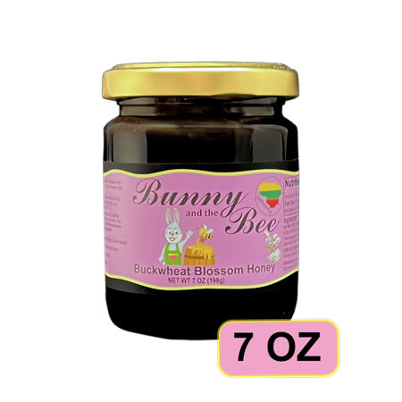 Buckwheat Blossom Honey - 7oz - Bunny And The Bee - Raw Natural Honey