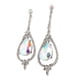 thumbnail image 5 of Pendientes colgantes de cristal retro Perfecl para mujeres y niñas Plata, 5 of 5