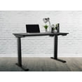 thumbnail image 6 of Monoprice WFH Single Motor Height Adjustable Sit-Stand Desk Table with 4 foot Top, Black, Laptop Computer Workstation - Workstream Collection, 6 of 6