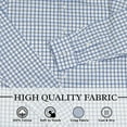 thumbnail image 6 of Wear Sierra Top Shelf Men's Turkish Cotton Long Sleeve Button Up Shirt in Blue Windowpane Plaid, 6 of 6