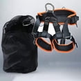 thumbnail image 4 of Safety Harness, Climbing Equipment Drop Protection Half Body Working at Heights Belt, Black, 4 of 6