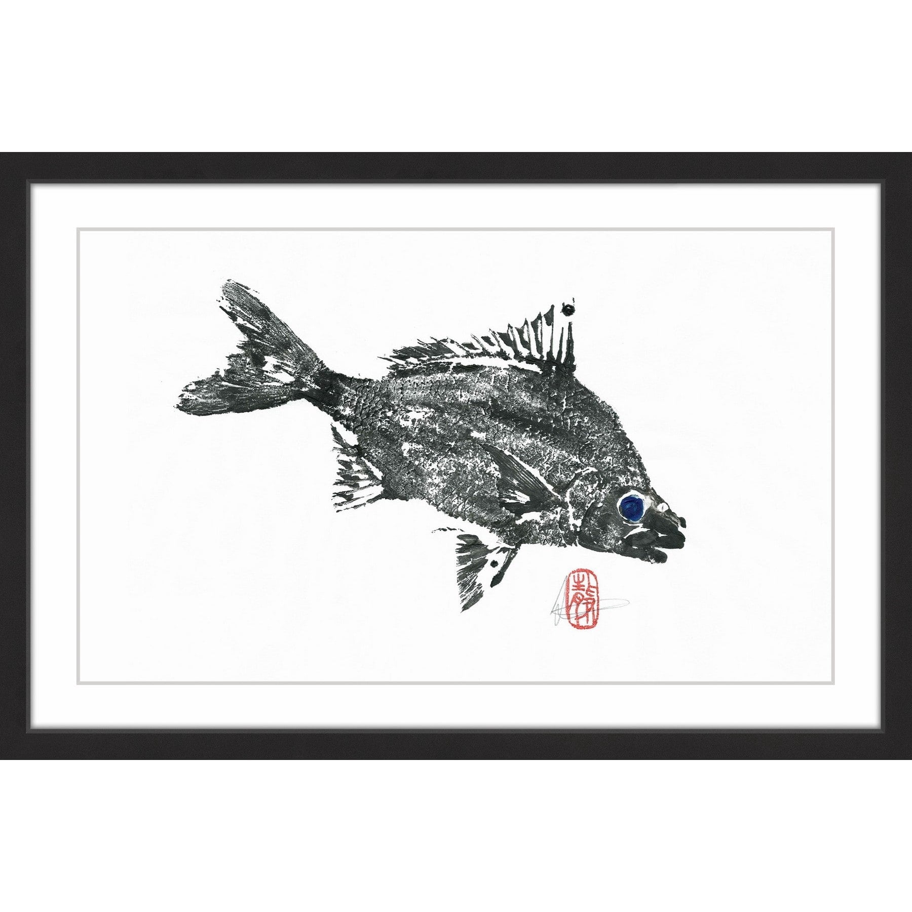 "Silver Bream" Framed Painting Print
