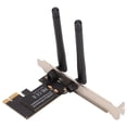 thumbnail image 2 of Tarjetas De Red De Computadora, PCIe WIFI Tarjeta 11N Tecnología 300Mbps Velocidad De Internet Rápida Señal Estable Para PC De Escritorio, 2 of 8