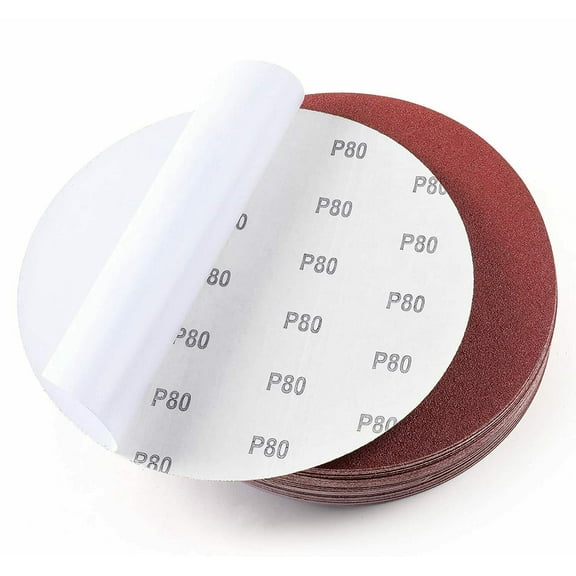60x 9 inch Sanding Discs Self Adhesive 80 100 120 180 240 400 Grit PSA Sandpaper