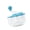 Blue, variant on Kitchen Prep Salad Dryer Manual Bowl with Drain Basket for Washed Vegetables, Leafy Greens, Everyday Family Cooking