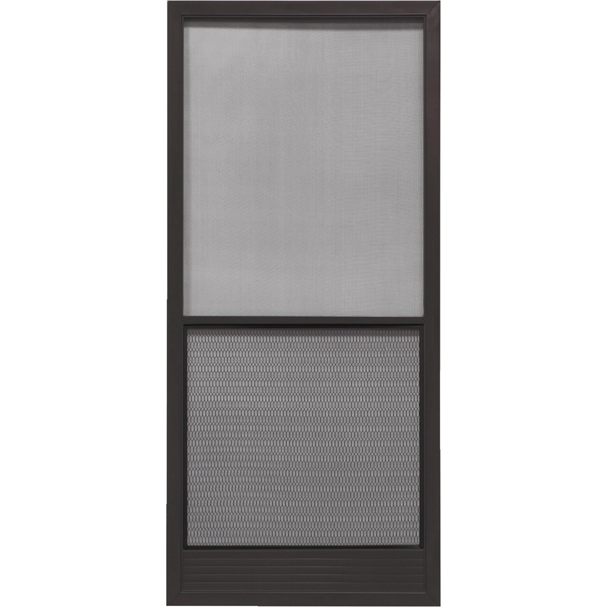 PRECISION SCREEN & SECURITY PROD Capri Series Screen Door, Bronze