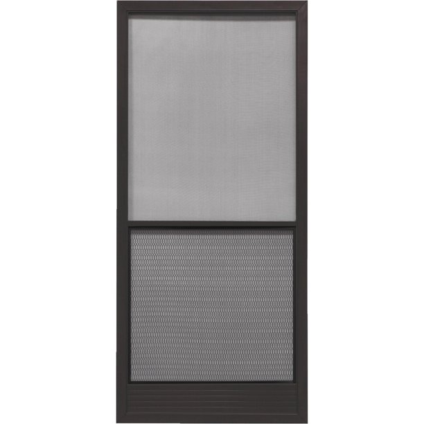 PRECISION SCREEN & SECURITY PROD Capri Series Screen Door, Bronze