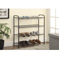 thumbnail image 2 of Coaster 950031 Home Furnishings Shoe Rack, Black, 2 of 2