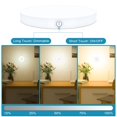 thumbnail image 4 of WILLED Rechargeable Tap Light, 3000K Dimmable Touch LED Night Light, 2 Pack Stick-On Cabinet Light with 1000mAh Battery, USB Rechargeable, Portable LED Puck Lights for Bedroom, Kitchen, Closet, 4 of 7