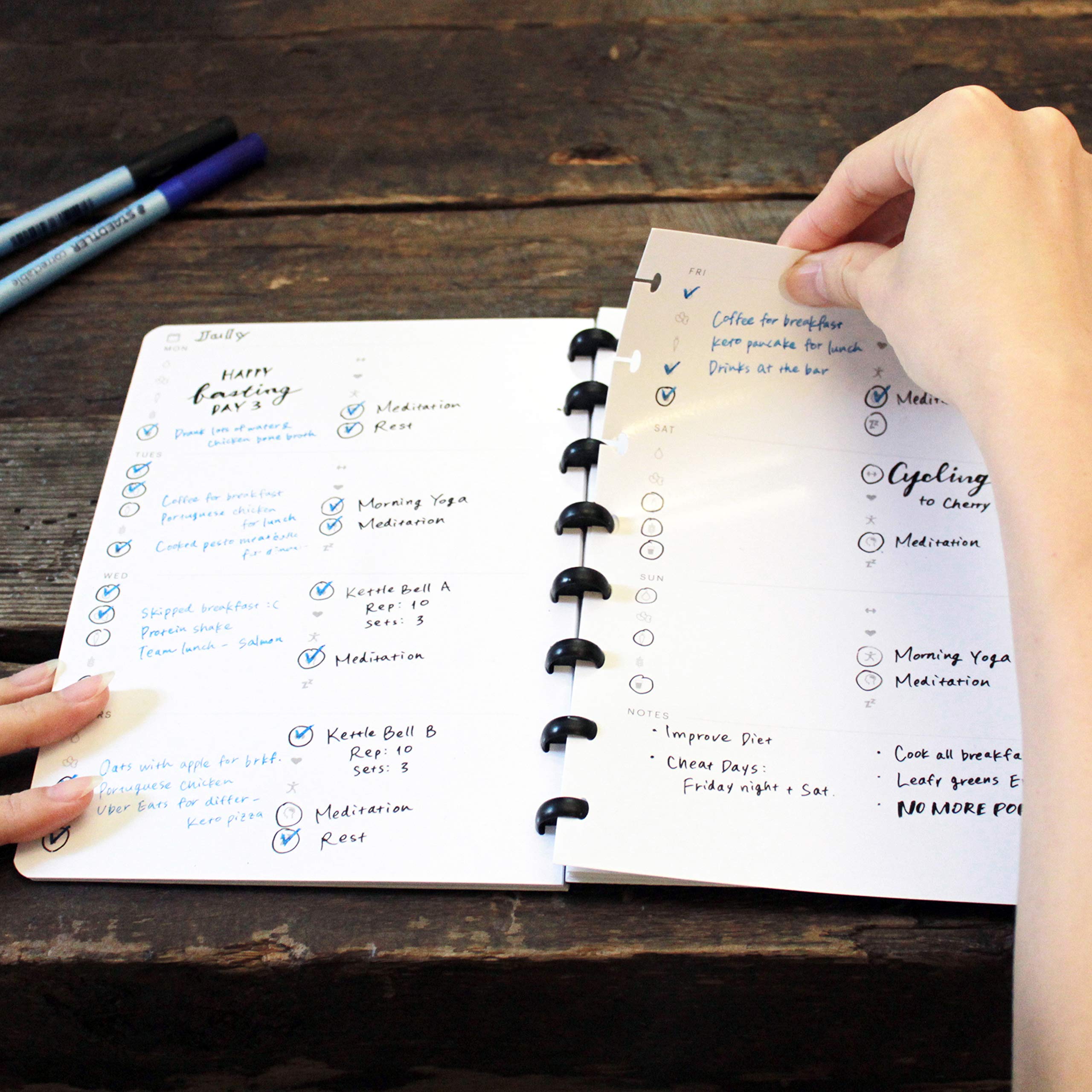 SORA Open-Dated Reusable Planner for Life, Made with Erasable Whiteboard Pages - image 2 of 9