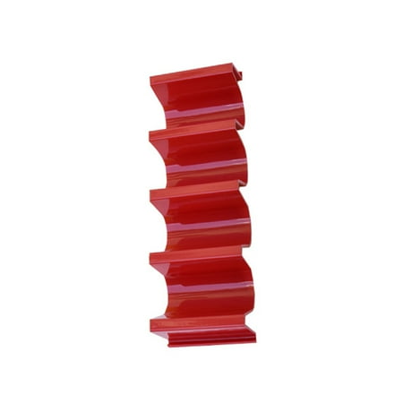 

ROBOT-GXG Taco Holder Restaurant Street Food Cart Taco Sandwich Display Stand Wave Shaped Rack Red Plastic Type
