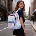 thumbnail image 3 of Jeiento Kids School Backpack Lightweight Large Capacity 17 Inch Galaxy Axolotl Bookbag for Boys Girls Elementary Students, Multi-Pocket Casual Daypack for School Travel Hiking, 3 of 7