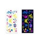 thumbnail image 1 of Pegatinas fluorescentes para brazos con flores, pegatinas para la cara, pegatinas para brazos con plumas y pegatinas, 1 of 3