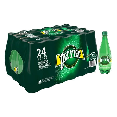 Perrier Carbonated Mineral Water, 16.9 fl oz. Plastic Bottles (24 (Best Bottled Water Review)
