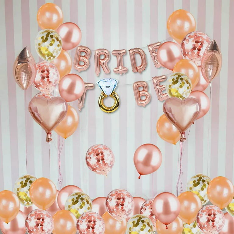 Floral Bride to Be Bottle Balloon, Hen Party Decoration, Pink Bride to Be  Accessories, Hen Night Balloon, Bachelorette Party 