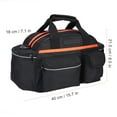 thumbnail image 4 of Bike Trunk Bag, Hook And Loop Design Bike Panniers For Bicycle, With Reflective Strips For Storage Some Articles Of Daily Use Storage Repair Tools, 4 of 8