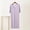 Purple, variant on Sakmal Women Moomoo Cotton Nightgowns Short Sleeve Mumu Dress V-Neck Solid Lightweight Nightgown for Women L