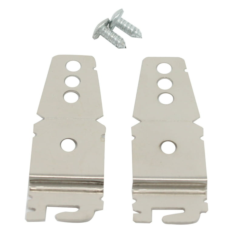 2 Pack 8269145 Dishwasher Mounting Bracket Replacement Parts with Screws  Exact Fit for Kenmore Whirlpool KitchenAid Dishwasher, Replaces 8269145