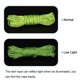thumbnail image 4 of Cuerda de Carpa Unique Bargains 4mm Reflectante Verde Claro Paquete de 4, 4 of 5