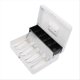 thumbnail image 1 of Metal Cash Register with Key Lock-Portable Money Organizer Box White, 1 of 5