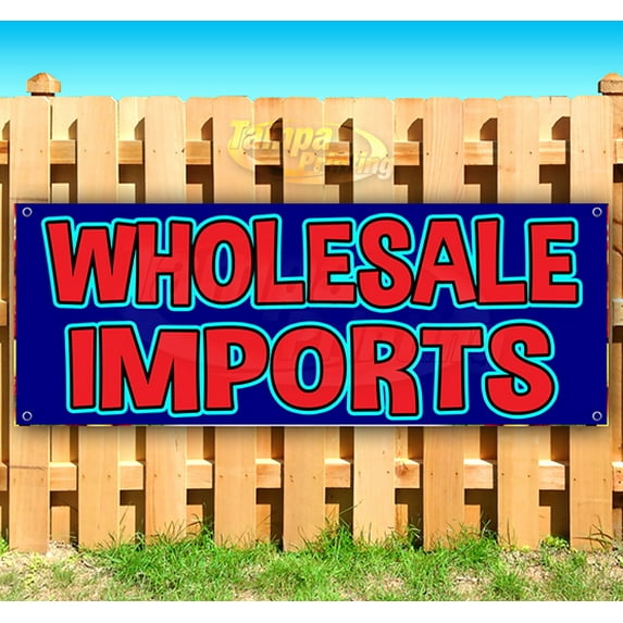 Wholesale Imports 13 oz Vinyl Banner With Metal Grommets