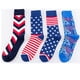 thumbnail image 5 of Calcetines de otoño e invierno para hombre, calcetines de skate callejero, calcetines casuales con bandera multicolor para hombre, 5 of 6