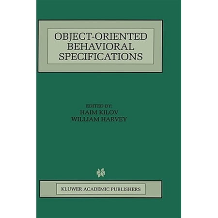 Pre-Owned The Springer International Engineering and Computer Science: Object-Oriented Behavioral Specifications (Hardcover)