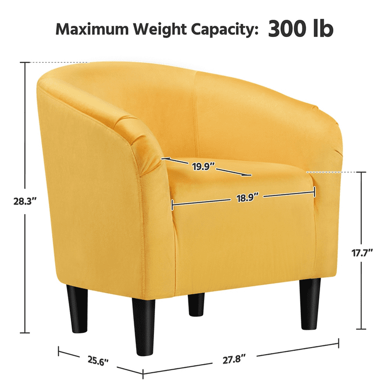 Yellow 2025 tub chair