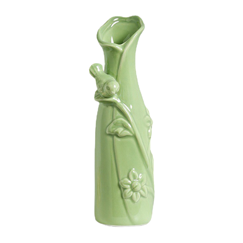 Ceramic Vase Plant Pot Creative Green Floral Pot Modern Flower Vase