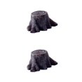 thumbnail image 4 of Billuyoard Decoración Miniaturas Micro Estatua Tocón Simulación Estaca Paisaje Type1 NO1, 4 of 6