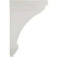thumbnail image 2 of Ekena Millwork 6"W x 6 3/4"D x 12"H Large Jefferson Wood Vintage Decor Corbel, Chalk Dust White, 2 of 6