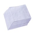 thumbnail image 1 of Mouchoir Homme Blanc Pur 100 % Coton, 1 of 10
