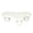 White, variant on GZXS Modern Cloud Shape Coffee Table, 45.8-Inch MDF Curved Living Room Decor Center Table with 3 ABS Spherical Supports, White