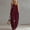 Wine Red, variant on Morttic Women's Half Zip Contrast Trim Jumpsuit – Sleeveless Loose Wide Leg with Pockets, Casual Summer One Piece White,S