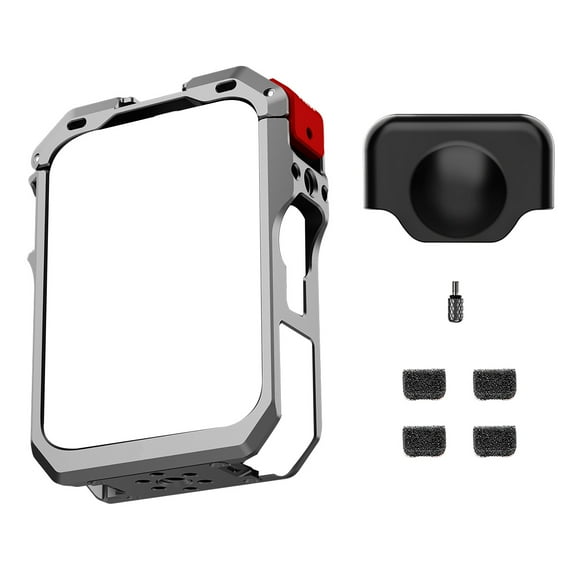 GUYUTING Camera Cage for DJI OSMO 360 Aluminum Alloy Metal Frame Silicone Lens Protection Shockproof Accessories