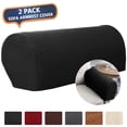 thumbnail image 2 of Armrest Cover Stretch Arm Cover for Recliners Sofas Chairs Loveseats Elastic Waterproof Furniture Armrest Protector for Couch  - Set of 2, 2 of 8