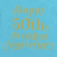thumbnail image 2 of CafePress - 50Th Wedding Anniversary Gold Retro Typography Body Suit - Cute Infant Bodysuit Baby Romper - Size Newborn - 24 Months, 2 of 3